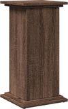 vidaXL Sokkel met opbergruimte, 31x30x60 cm, bewerkt hout, bruin eiken
