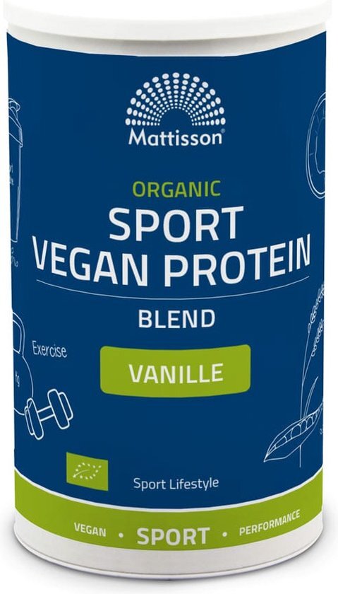 Mattisson HealthStyle Organic Sport Vegan Protein Blend Vanille