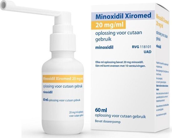 Xiromed Minoxidil 20mg/ml Oplossing voor Cutaan Gebruik