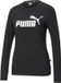 Puma ESS Logo Crew TR Dames Trui Katoen/Polyester Zwart XL