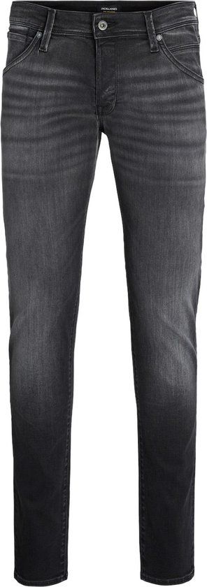JACK & JONES Glenn Fox Slim Fit Jeans - Men - Black Denim - Size 32/36