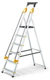 Aluminium échelle pliante à 6 marches, 119 cm