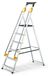 Aluminium échelle pliante à 6 marches, 119 cm