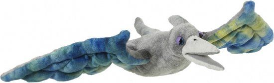 Nature Planet Pterosaurus Dinosaurus Pluche Knuffel - 48 cm - Vliegend - Multi