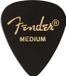 Fender Classic Celluloid Picks - 351 Shape - Black - 0.70 mm - 12 PCS