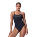 Speedo Dames Badpak Endurance+ Logo Thin Strap Zwart/Wit
