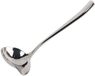 Unyqoos® Roestvrij stalen opscheplepel met schenktuit voor sauzen, soepen en dressings, vaatwasserbestendig, 19 cm lang