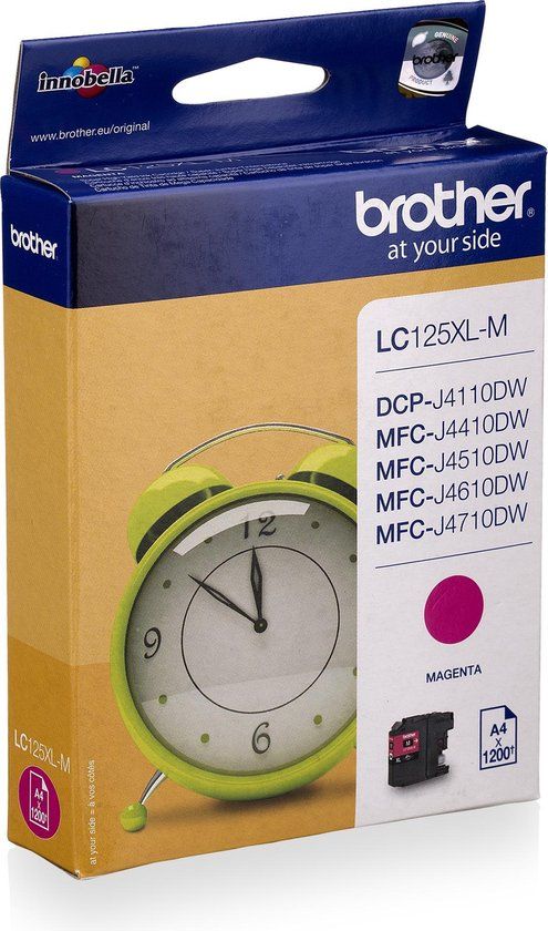 Brother LC-125XLM Magenta Ink Cartridge - High Capacity