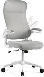 SENSE7 Revo Ergonomische Bureaustoel - Draaistoel - Inklapbare Armleuningen - Mesh Rugleuning - Verstelbaar - Grijs