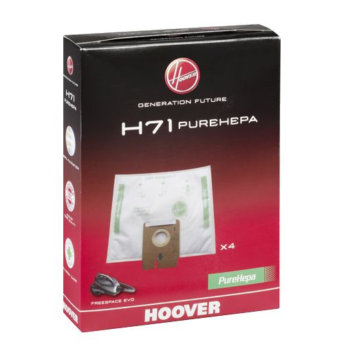 Hoover H71 - Stofzuiger accessoires - wit, bruin - 4 stuks