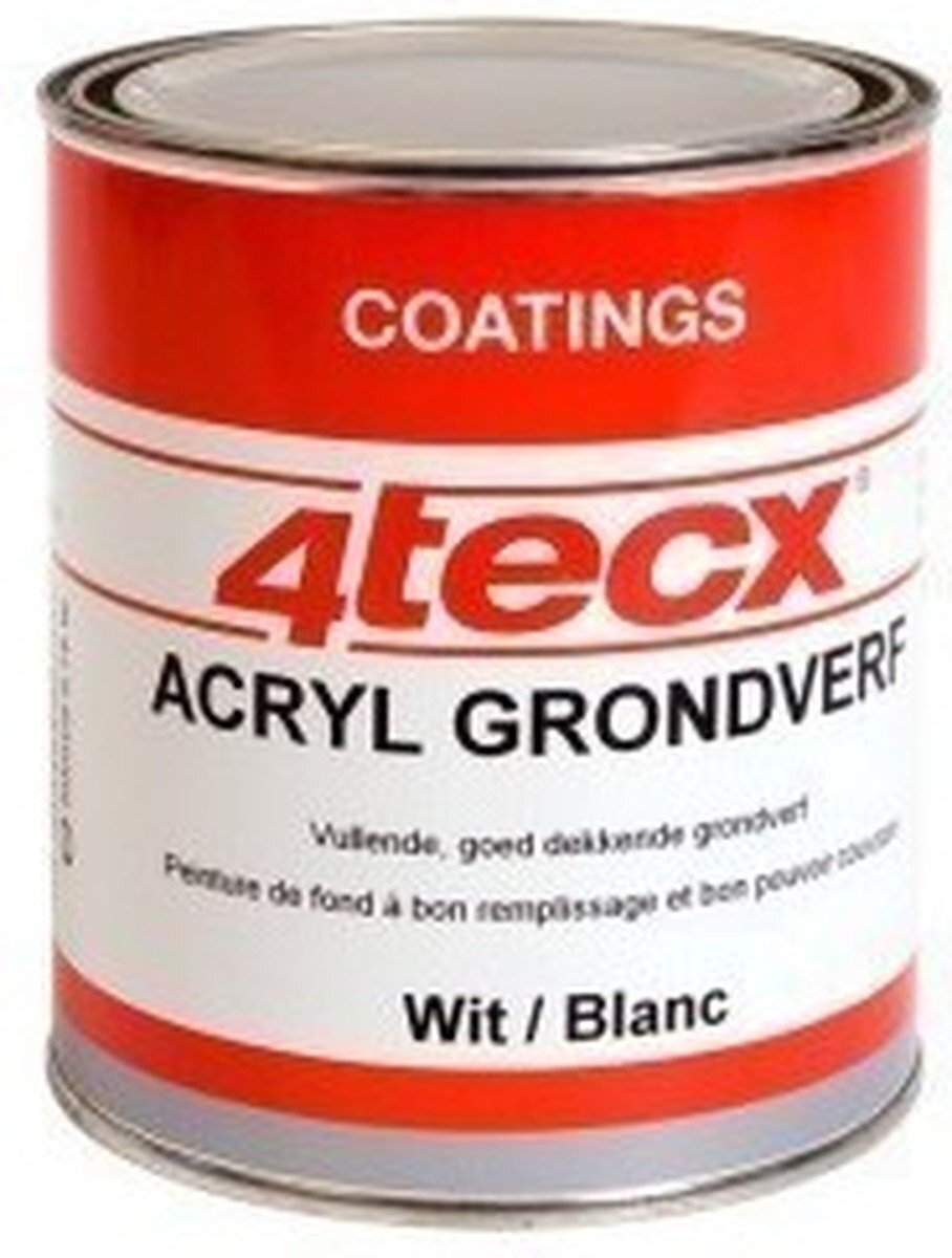 4Tecx Grondverf 750ml wit