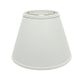 Aspen Creative 13" breed (7" x 13" x 9 1/2") overgangsgebonden keizervormige spin constructie lampenkap, wit