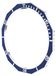 Wigento Samsung Galaxy Watch 6 Classic 47mm: blauwe/zilveren lunetring