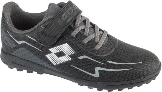 Lotto KOBATO K voetbalschoenen voor kinderen 2601520T 1119 Zwart/Donkergrijs
