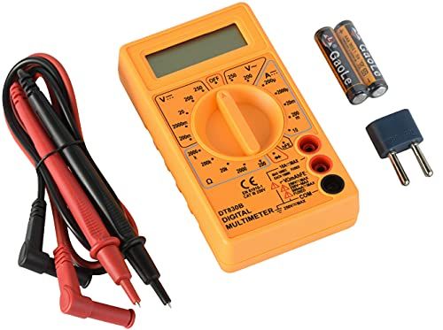 Electraline 59007 Draagbare Digitale Multimeter - Ampèremeter Voltmeter Ohmmeter