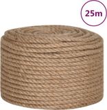 vidaXL Jute Touw - 25 m lang - 10 mm dik
