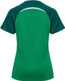 Hummel Hmllead 2.0 Jersey S/S Woman 223742 Sportshirt Dames XS Katoen/Polyester Jelly Bean/Evergreen