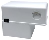 Kleine centrifuge, kunststof, wit, met automatische start