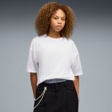 PUMA HER oversized T-shirt voor dames XL, White