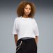 PUMA HER oversized T-shirt voor dames XL, White