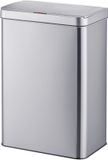 Relaxdays Poubelle - avec capteur - 60 l - argent