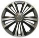 CORA 42044 wieldoppen, universeel, aluminiumlook, terra mix, 14 inch, set van 4 stuks