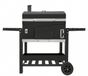 MonsterShop Houtskool bbq xxl - 69x43 cm grilloppervlak - draagbaar - zwart