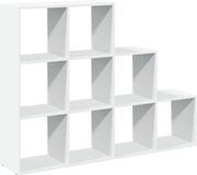 vidaXL Kamerscherm / boekenkast 3-laags 137,5x29x103,5 cm hout wit