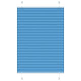 vidaXL Plissé rolgordijn 85x150 cm stofbreedte 84,4 cm polyester blauw