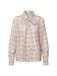 SEIDENSTICKER Blouse crème / donkerbruin
