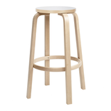Artek - Bar Stool 64 High Natural IKI White HPL