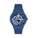 Daniel Klein DK.1.12976-4 - Montre - Analogique - Homme - bracelet en silicone - rond - Bleu - Noir - Blanc