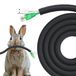 Protection de câble pour animaux domestiques, 3 mètres, 9,5 mm, noir