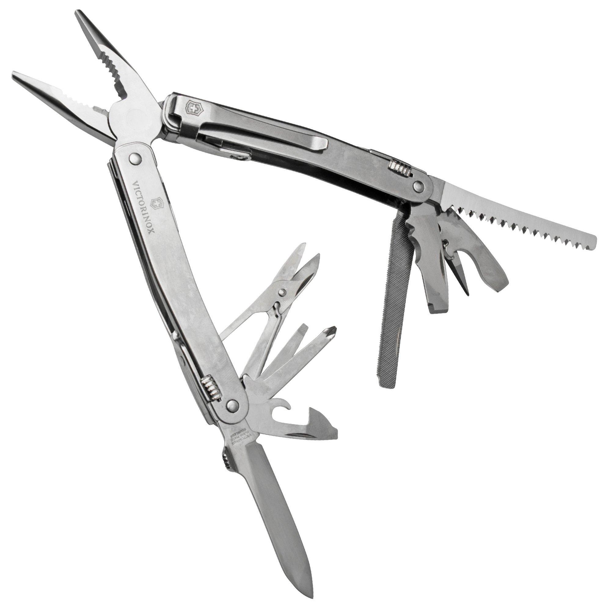 Victorinox Swiss Tool Spirit MX Clip - 24 fct. - openen 1 hand