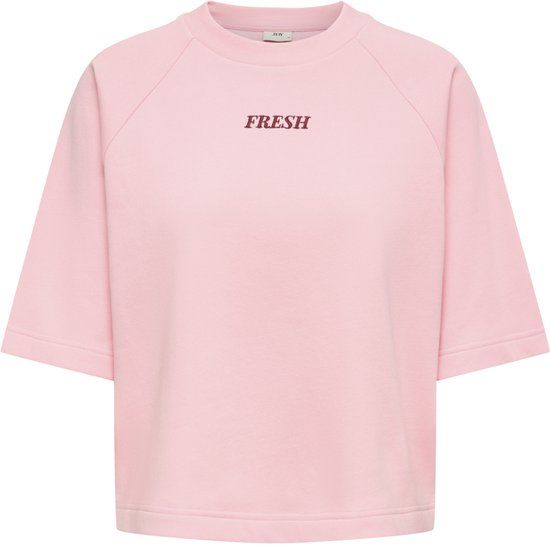 JDY Jacqueline de Yong Trui Jdyolivia 2/4 Sweatshirt Jrs Noos 15384345 Rosy Touch/winetasting Fresh Dames Maat - XS