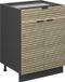 Vicco Fame-Line Keukenonderkast – 60 cm met lade, WB Marmer Eiken paneel