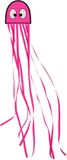 Wolkensturmer Kindervlieger Mini Octopus Pink 1177 Roze 150 x 22 cm