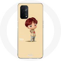 Maniacase Etui voor Oppo A74 5G BTS TinyTAN Animatie Suga