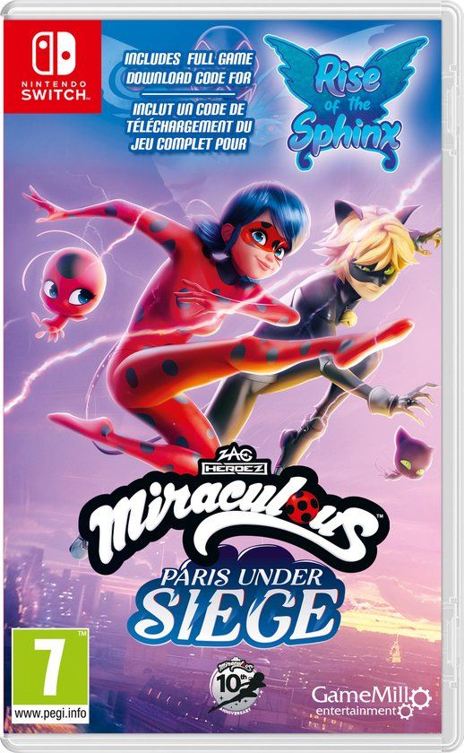 Mindscape Miraculous: Paris Under Siege + Rise of the Sphinx - Nintendo Switch - Standard Edition