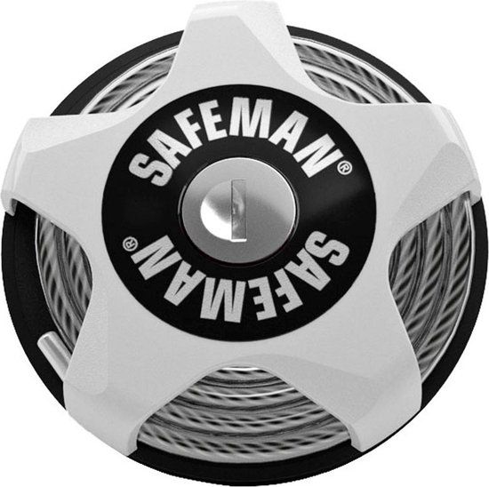 SAFEMAN Kinderwagen slot - Wit - Compact & Multifunctioneel - Fiets & Buggy slot