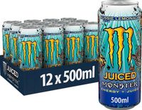 Monster Energy Juiced Aussie Lemonade Energiedrank - 12x 500 ml