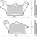 Brembo Motorfiets remblokken Honda 110 NSC Vision 1