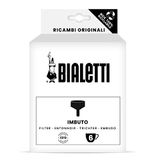 Bialetti Reserveonderdelen, inclusief 1 trechterfilter, compatibel met Moka Induction Bialetti 6 koppen