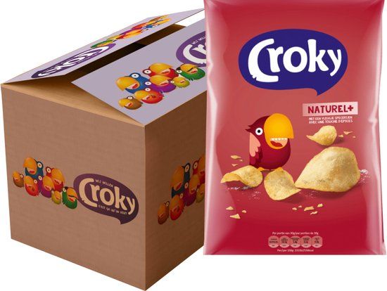 Croky Chips Naturel - 20 x 40g