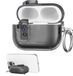 kwmobile Transparante hoofdtelefooncase voor Apple Airpods Pro 3 hoes
