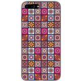 Apple iPhone 8 Plus patchwork mandala bedrukt siliconen hoesje