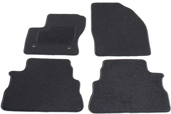 Cargoods Automatten op maat - zwart stof - geschikt voor Ford Kuga vanaf 2013