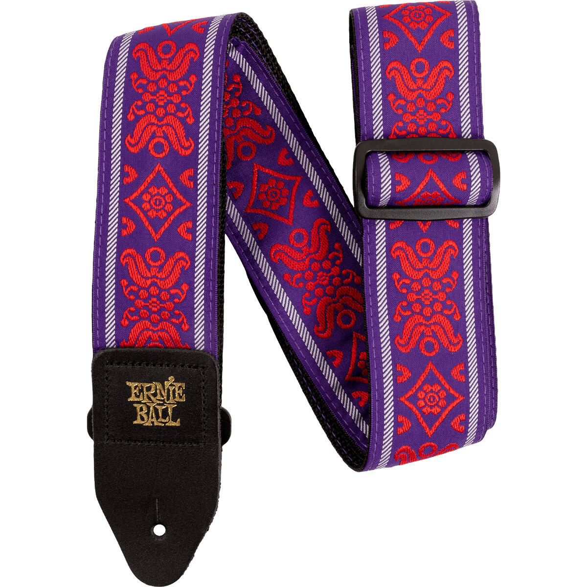 Ernie Ball Classic Jacquard Strap 5330 Royal Flush Red