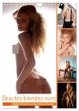 Beautés CALVENDO Beautés blondes nues (Calendrier mural 2027 DIN A4 horizontal), CALVENDO calendrier mensuel