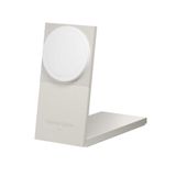 Native Union Rise 2-In-1 Qi2 Chargeur sans fil pour smartphone Gris clair